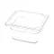 Fagor Commercial 12190006 TRANSPARENT SALAD TRAY- 1/6X4