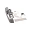 Kason 1229C-00024 Cylinder Locking Handlem Brush Crome