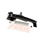 Kason 1229C-00025 Handle with Cylinder Lock and Inside Release, Chrome