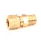 Concordia Beverage Systems 1231-008 Connector/Fitting, 1/8" Male Thread x 1/4" Tube, Brass