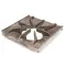 Imperial 1233 Top Grate, Cast Iron, 12 X 12, Open Top