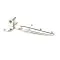Kason 1245-000068 Hinge, Chrome, 1-1/2" Offset