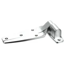 Kason 1245-000088 Door Hinge, Brushed Chrome, Flush