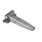 Kason 1245-000124 HINGE BRUSHED CHROME 1-1/2