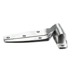 Kason 1245000088 Hinge,Reversible Cam Rise, Flush Mount, Brushed Chrome
