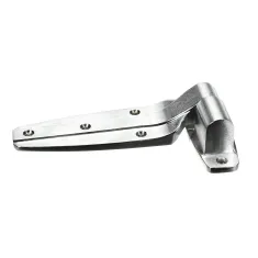 Kason 1245000088 Hinge,Reversible Cam Rise, Flush Mount, Brushed Chrome