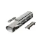 Kason 1247-000002 Hinge, Cam Rise, Lift Off, Self Closing, Chrome