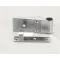 Kason 1255-000004 Door Hinge, Brushed Chrome, Textured