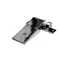 Kason 1256-V00004C Door Hinge, Chrome, Smooth Face, Flush