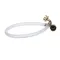 Groen 126002 Hose with Fittings, 3/8" x 21" Long
