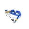 Nieco 12744 Gas Hose, Blue, 60" x 3/4", with Swivels & Disconnects