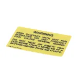 Groen 128671 LABEL, WARNING, HOT SURFACE