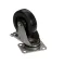 Sipromac 130-4PHB Caster with Brake, Swivel Plate, 4", Single
