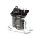 APW Wyott 1311800 Relay, 120V Coil, DPDT, 15A