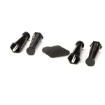 Bunn 13255.0001 Leg Kit, 4", Adjusable, Black Plastic, Set of 4