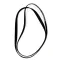 Frigidaire 134051000 Drive Belt, 54" Long, 6 Rib, Dryer