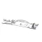 Fisher 13439 Pre-Rinse Unit, 8" Center, Back Mount, Swivel Arm, 15 1/2" Hose