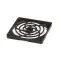 Groen 143664 Fan Guard, Plastic, 80MM