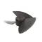Norlake 146406 Fan Blade, 3 Fin, Black Plastic