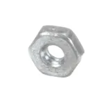 Cleveland 14674 Hex Nut, #6-32, Zinc Plated