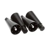 Norlake 150201 Leg Kit, Black Plastic, 6", Set of 4