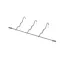 Frigidaire 154740304 Fence, Multi, 3 Wire, Left Hand, Grey, Upper Rack