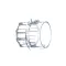 Vita-Mix 15987 Lid Plug Only, for Advance & 48 oz. standard containers: 15978, 16016, 15981, 16019, 15504 & 58805                     