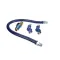 Dormont 16100BPCF2S48 1 DIA., 48 BLUE HOSE, SAFETY QUIK, 2 SWIVEL MAX