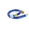 Dormont 16100BPQ48 Gas Hose, Blue, 1" x 48", with Snapfast Disconnects