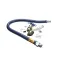 Dormont 16100BPQR48 1 DIA., 48 BLUE HOSE, SNAPFAST, 1 ELBOW, RESTRAI
