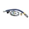 Dormont 16125BPQ36 Gas Hose, Blue, 1-1/4" x 36", Snapfast, Elbow