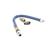 Dormont 16125BPQ48 SnapFast® 48" Gas Connector Kit with Elbow - 1 1/4" Diameter