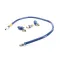 Dormont 1650BPQ2S60 1/2 DIA., 60 BLUE HOSE, SNAPFAST, 2 SWIVEL MAX