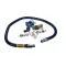 Dormont 1650BPQR48 Gas Hose with Restraining Cable & Quick Disconnect, 1/2" x 48"