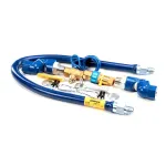 Dormont 1650KIT2S36 Gas Hose Kit with 2 Swivels and Restraining Cable, 36" x 1/2"