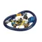 Dormont 1650KITCF2S48 1/2 DIA., 48 BLUE HOSE, SAFETY QUIK, 2 SWIVEL MA