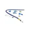 Dormont 1675BPQ2SR60 3/4 DIA., 60 BLUE HOSE, SNAPFAST, 2 SWIVEL MAX,