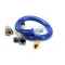 Dormont 1675BPQ36 36" Blue Gas Hose with Quick Disconnect, Snap Fast