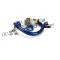 Dormont 1675BPQR48 Snap Fast Blue Hose 48" Gas Connector Kit, 3/4" Diameter