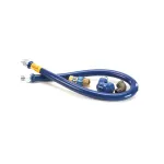 Dormont 1675BPQS48 Gas Hose Blue 3/4" X 48", W/Snapfast Disconnect, Swivel