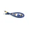 Dormont 1675BPQS48 Gas Hose Blue 3/4" X 48", W/Snapfast Disconnect, Swivel