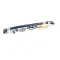 Dormont 1675KIT24 Gas Hose, Blue, 3/4" x 24", Quick Disconnect, Valve, Elbows and Restraining Device