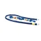 Dormont 1675KIT2S72 Gas Hose, Blue 3/4" x 72", w/Snapfast,Restrain Device,Valve, 2 Swivels