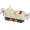 Norlake 172558 Switch with Red Indicator Light, 120 Volt, 15 Amp, Beige, Leviton