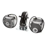 Norpole 1761-41-1 4IN CASTER WITH BRAKE