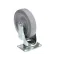 Atlas Metal 1800-497 Caster, 5", Swivel, No Brake, Plate