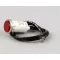 Nieco 18091 LIGHT, 1/2 PANEL MOUNT, 28V, RED