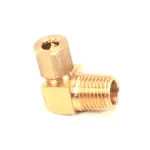 Jade 1830000000 Elbow, 90 Degree, 1/4" Compression x 1/4" FNPT, Brass