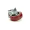 Carter-Hoffmann 18301-6215 Caster, Swivel, 6", With Brake, Red Poly