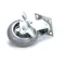 Carter-Hoffmann 18301-6435 Caster With Brake, 6", Swivel, Gray